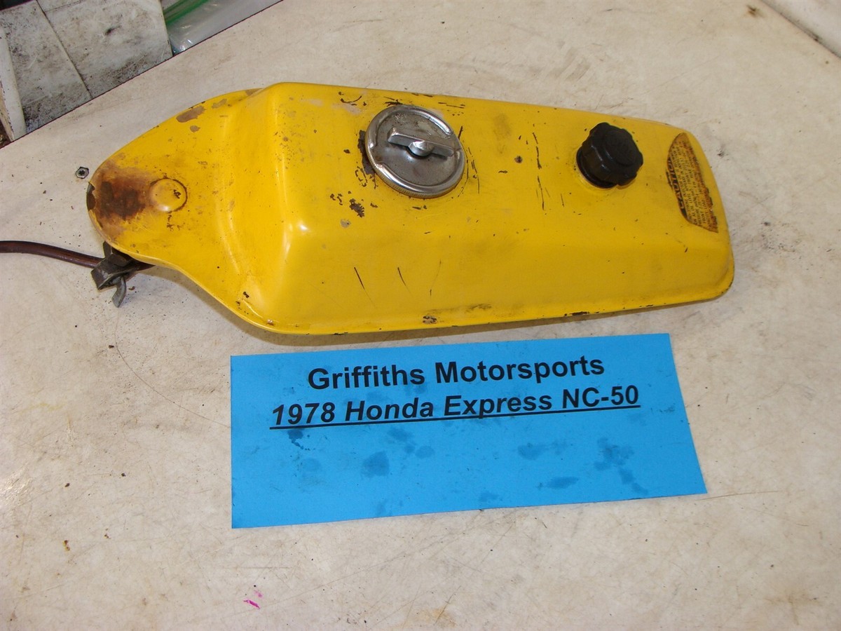 1978 HONDA Express NC50 oem scooter moped gas fuel oil tank cell