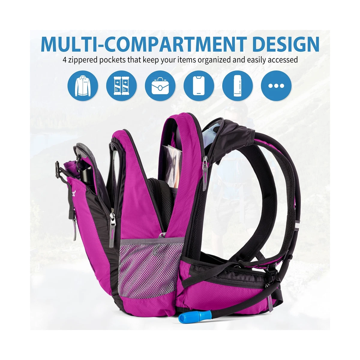 Gelindo insulated top hydration backpack