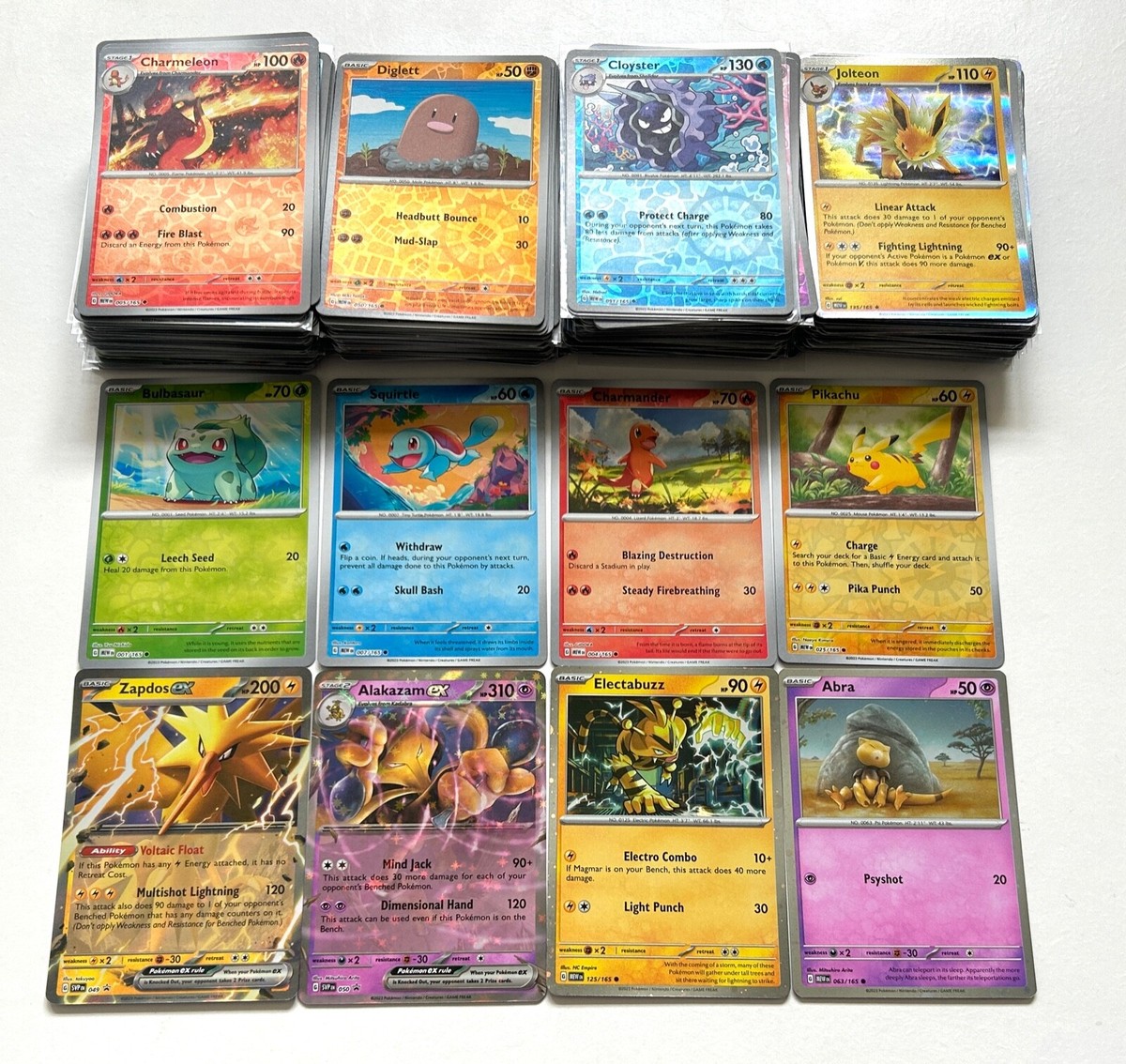 POKEMON CARDS 151 SCARLET- HOLO'S & REVERSE HOLO'S - YOU CHOOSE