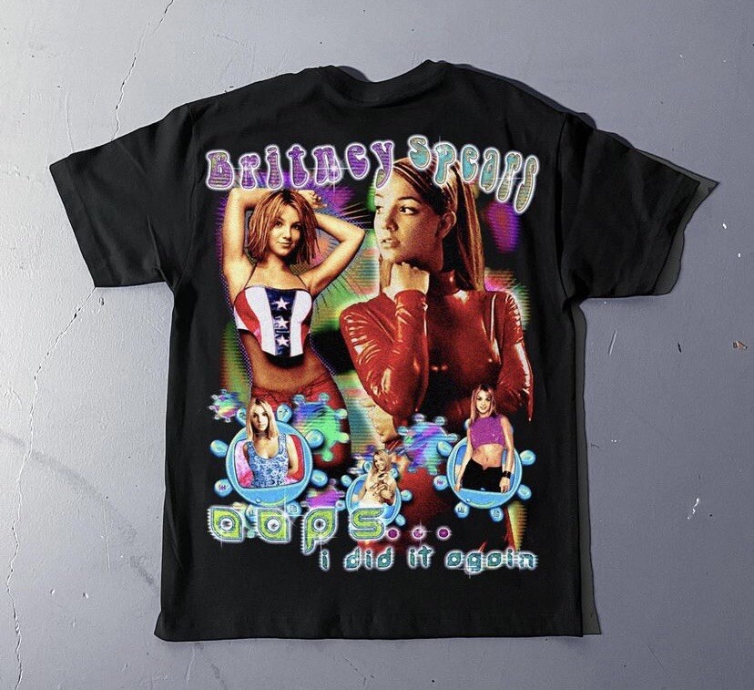 Brand New Dbruze Brittney Spears Rap Tee Black T-Shirt Men's Size