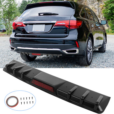 For Acura MDX 2002-2025 Rear Bumper Wing Diffuser Lip Shark Fin Spoiler ...
