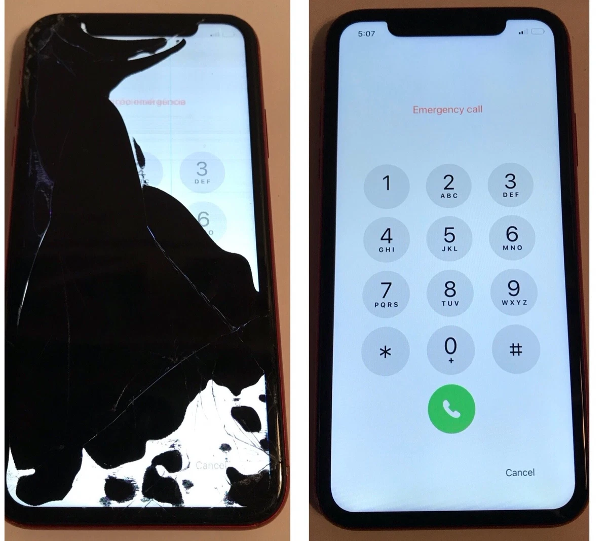 Apple iPhone 11 Pro Cracked Glass Broken LCD Screen Repair Mail In