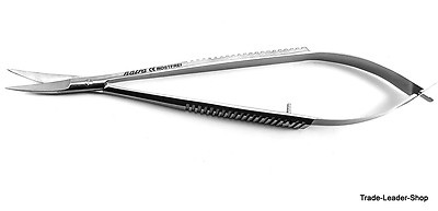 Micro Forbici Odontoiatriche Micro Forbici Chirurgiche Castroviejo Tedesche - 6 Strumenti Per Odontoiatria Micro Forbici Odontoiatriche TC 6 - Foto 4