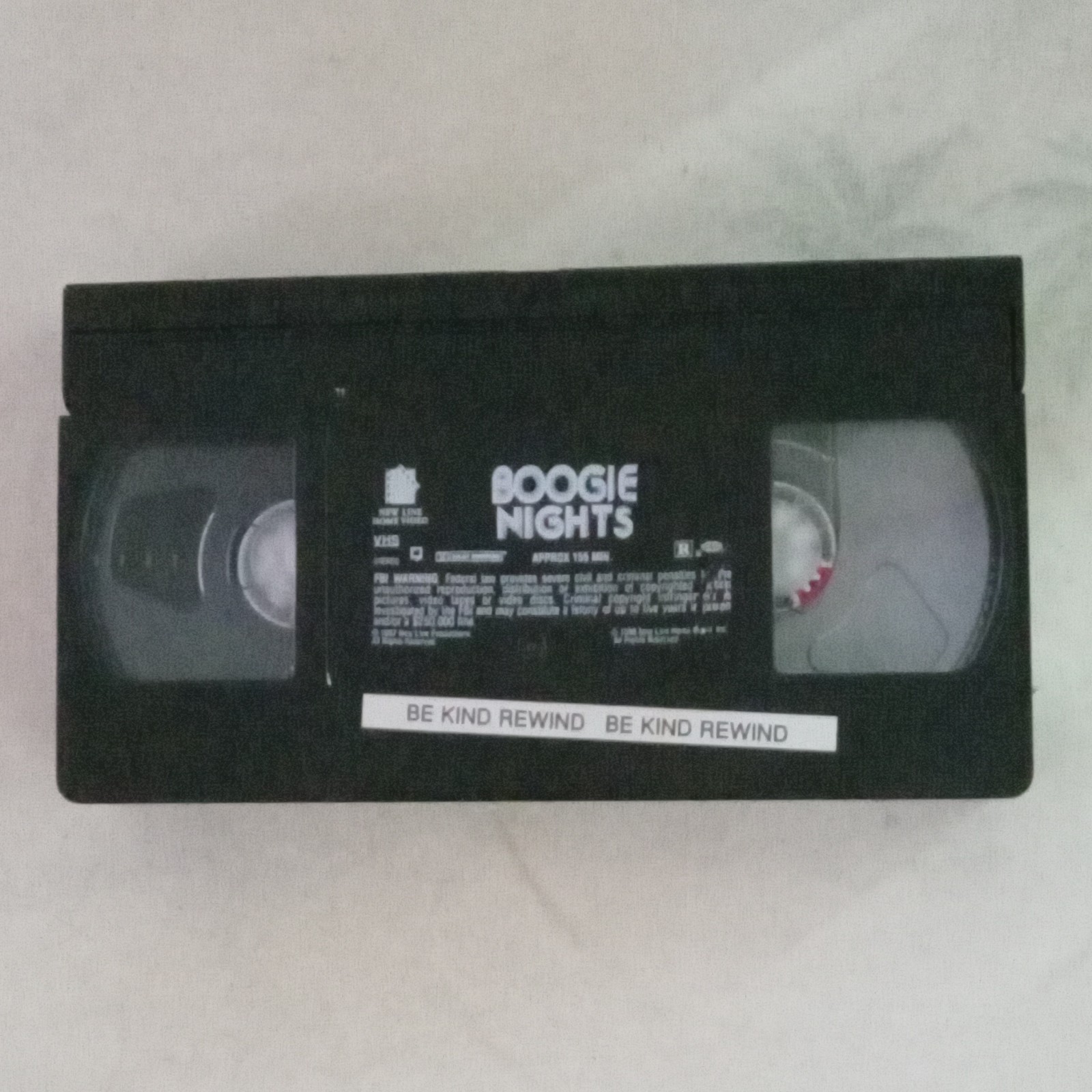 Full Screen Pattern Boogie Nights VHS Full Screen NTSC (1997) R New Line Paul Thomas ...