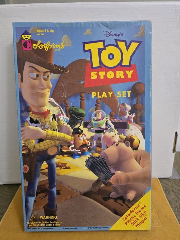 1995 Hasbro Toy Story Colorforms Playset Factory Sealed