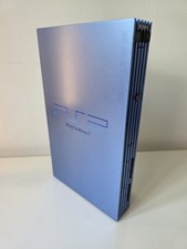 PS2 PlayStation 2 Console Blue with Cables Memory Card Controller Not Included