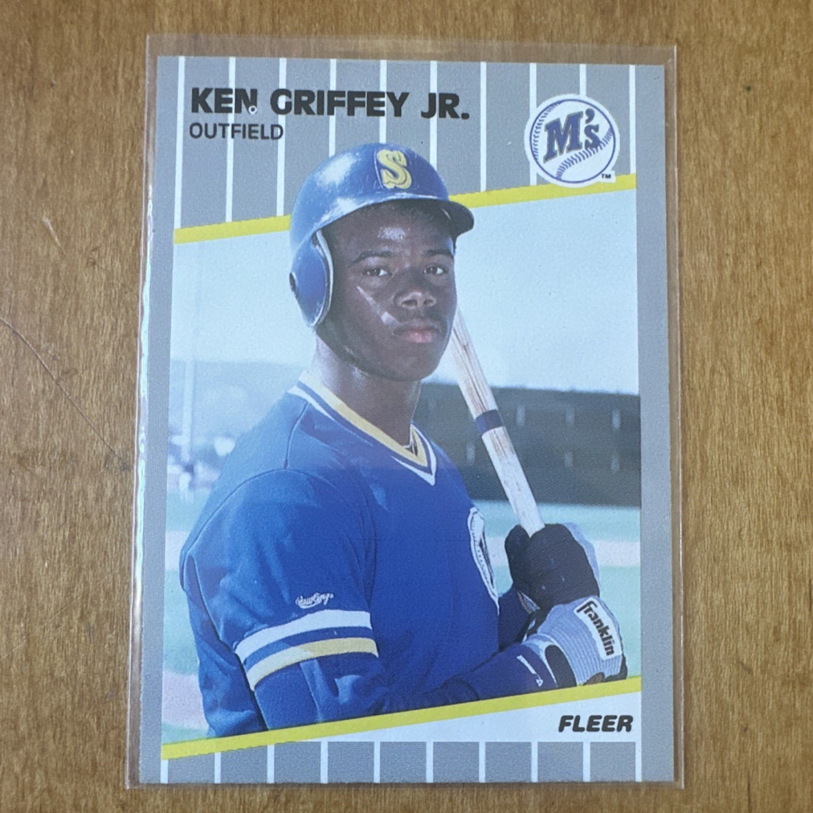 Fleer 1989 Ken Griffey Jr #548 Seattle Mariners Baseball Trading Card