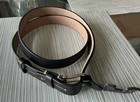 TUMI 15319 Men Black Leather Belt Size 42/105. China — photo 2