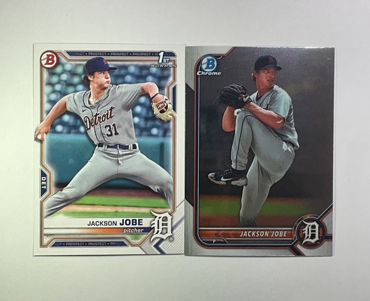 2021 Bowman Draft Jackson Jobe 1st bowman rookie card