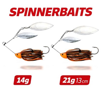 Quantum 4street Spinnerbait natural Raubfisch Spinner Bait 13cm Spinnköder Hecht