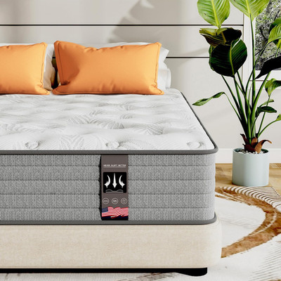 Twin XL Mattress,12 Inch Superior Hybrid XL Twin Mattress in a Box with Gel Memo