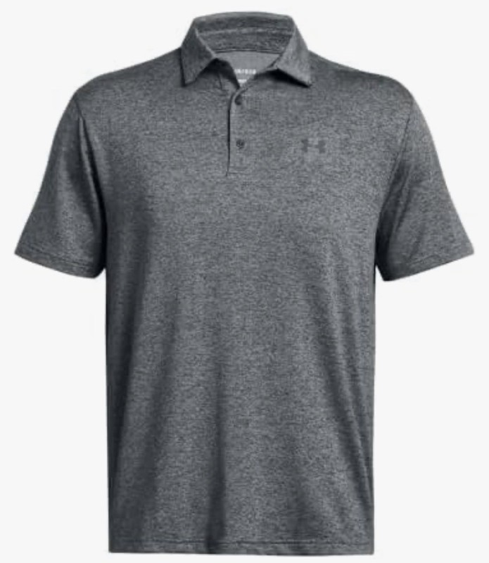 UNDER ARMOUR MENS UPF 40 UA PLAYOFF GOLF POLO SHIRT GRAY 3XL 1351131 NWT Heather