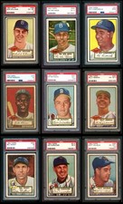 1952 Topps Baseball High Number Complete Set Cards #311 to #407 5 - EX 7201344