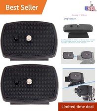 44mm Quick Release QR Plates - Lightweight Camera Mounting Adapter Pack of 2