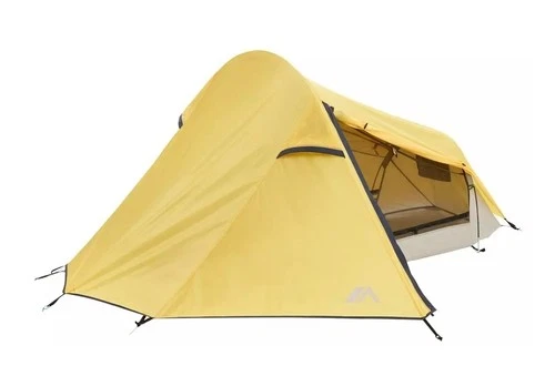 Salty Quest 2pc Ridge Crest Backpacking Yellow/Gray Tent Missing Poles