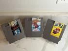 Super Mario Bros. 1, 2 & 3 - Game Lot - Nintendo NES - Carts Only - TESTED!