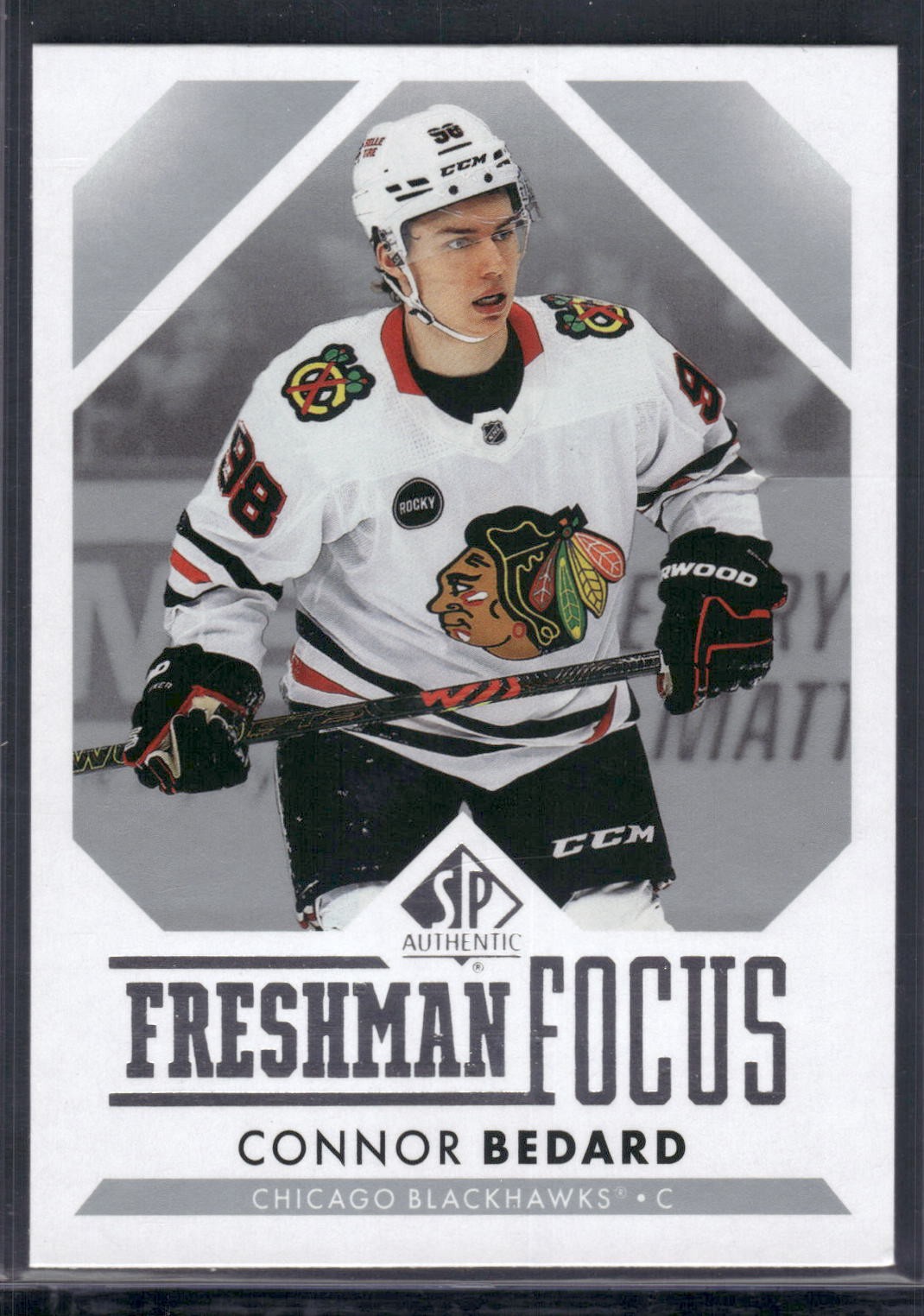 2023-24 SP Authentic #FF-1 Connor Bedard Freshman Focus