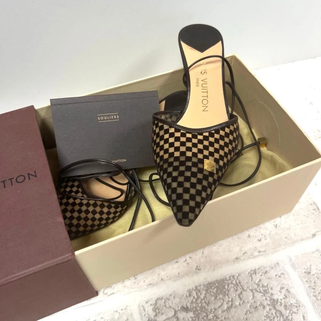 Louis Vuitton Damier Shoes In Women's Sandals & Flip Flops for
