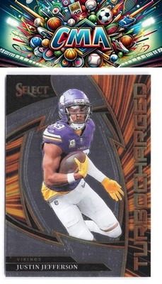 2025 Panini Select #8 Justin Jefferson Turbocharged | eBay
