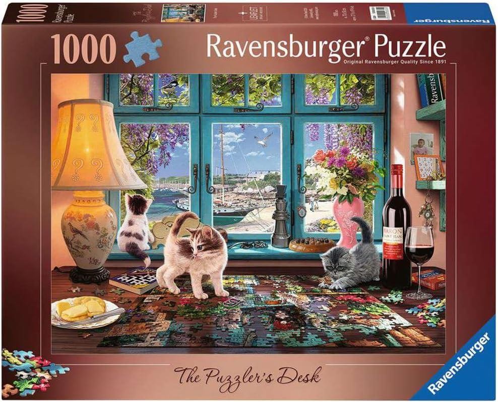 The Puzzlers Desk Puzzle 1000 Piece Ravensburger Jigsaw Puzzle