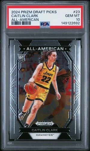 2024 Panini Prizm Caitlin Clark PSA 10