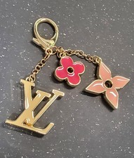 Louis Vuitton LV Keychain, Bag Charm Key Chain Ring