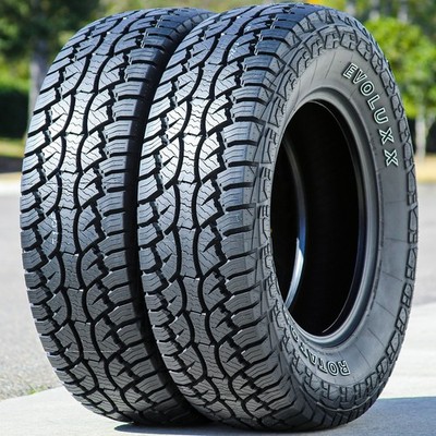 2 Tires Evoluxx Rotator A/T LT 30X9.50R15 Load C 6 Ply AT All Terrain