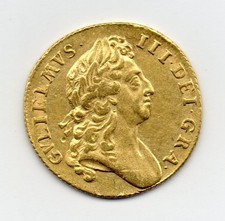 1696 Guinea, William III first bust