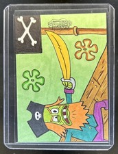 2025 Topps Chrome SpongeBob Squarepants Eric Muller Sketch Cards Auto #1/1