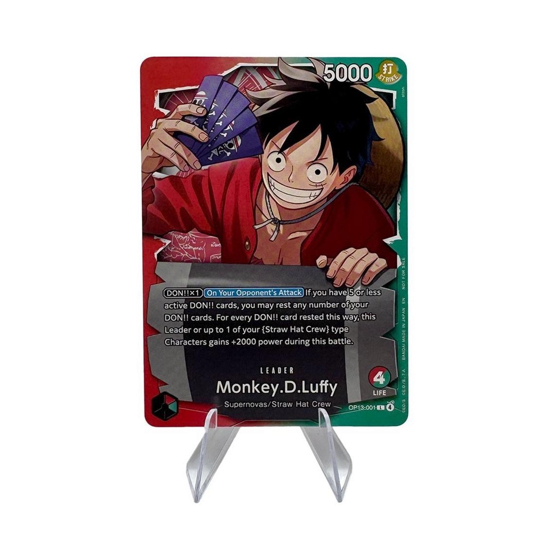 Bandai One Piece Ichibansho Monkey D. Luffy with Exclusive Trading