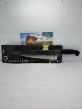 Mercer Culinary M23831 Millennia Black Handle, 10-Inch Wavy Edge