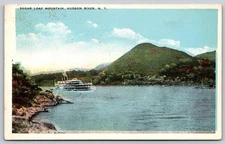 Vintage Sugar Loaf Mountain Hudson River NY Postcard 1928 AA69