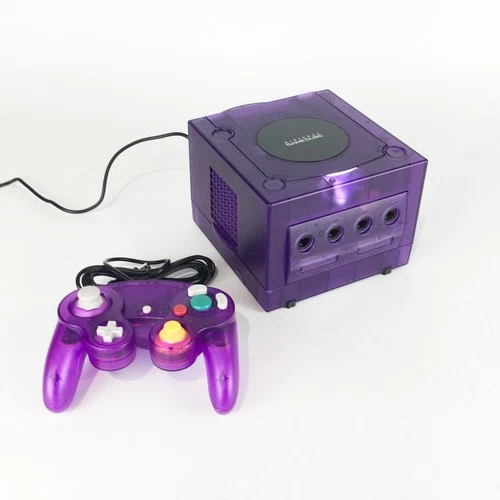 Nintendo GameCube Console - Custom Transparent Purple - Full Setup Japan NTSC-J - Picture 1 of 9