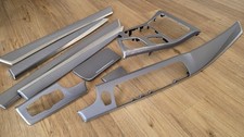 BMW 5er F10 F11 Interieurleisten RHD Silber Mit Gebrauchsspuren