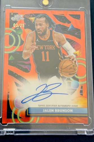 2025 Topps Cosmic Chrome Jalen Brunson Base (RAW)