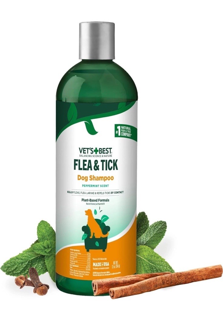 Vet&rsquo;s Best Flea and Tick Advanced Strength Dog Shampoo-Fle