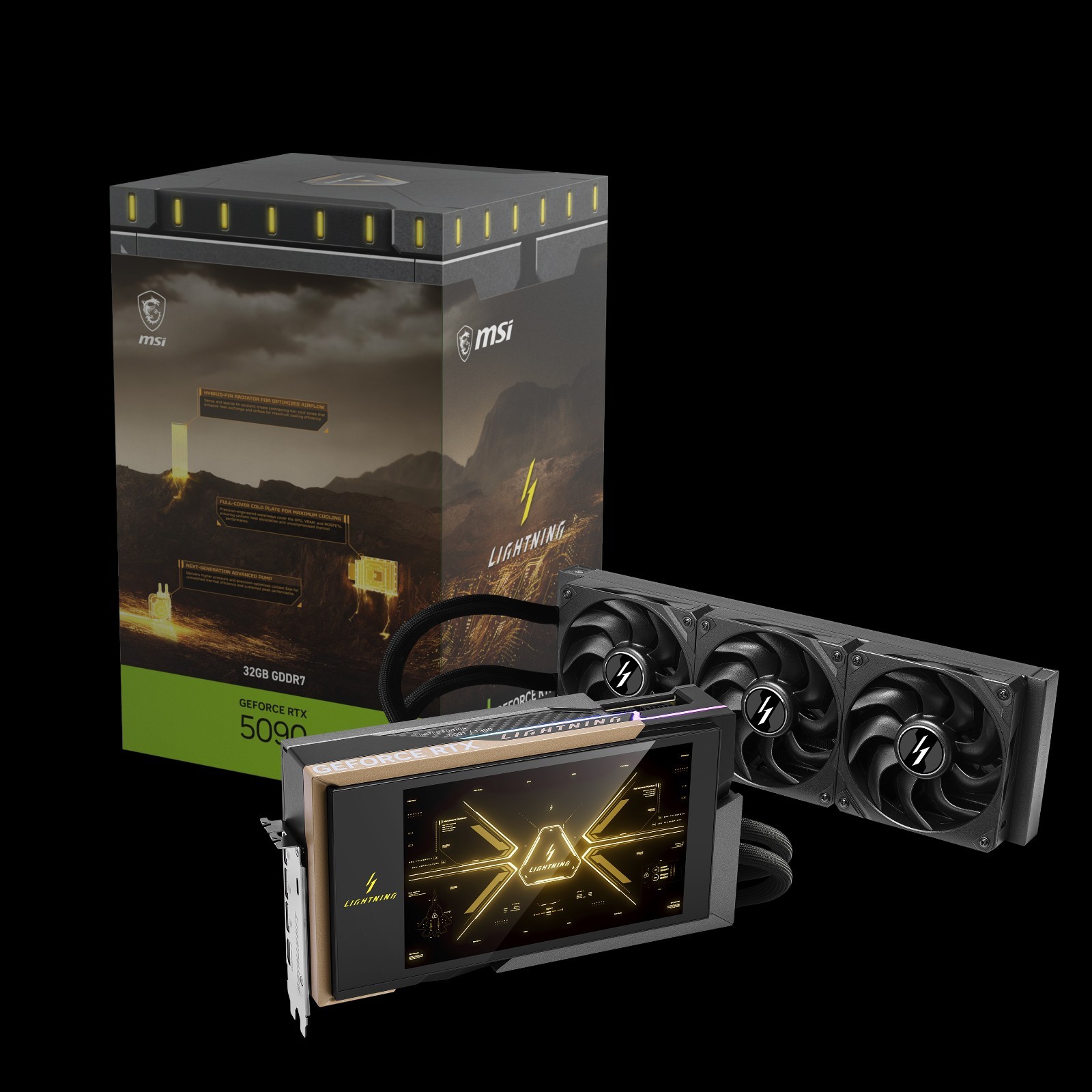 MSI GeForce RTX 5090 Lightning Z 32GB GDDR7 PCI-Express Graphics Card
