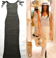 CANESSA Italy luna nuvola cotton-knit resort goop fave travel dress nwot $455 s