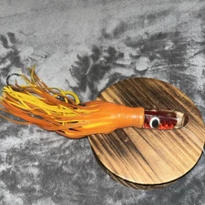 12"  Big Game Saltwater Trolling Lure Orange/ Yellow & Orange 