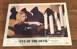 Eye of the Devil (1966) 11x14 Lobby Card #3 RARE Paste over Sharon Tate