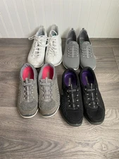 Skechers Sneakers Shoe Bundle Women's 8.5, 4 pairs - atheltic, slip on, comfort