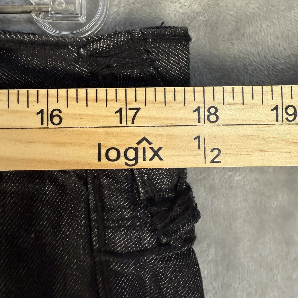 Laguna Beach Jean Co Mens Skull Embellished Dark Wash Denim Jeans 34x34 - Image 3 of 4