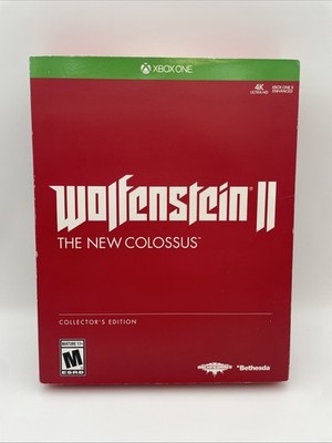 Wolfenstein II The New Colossus Collectors Edition *Figure w/ Game* Xbox One CIB