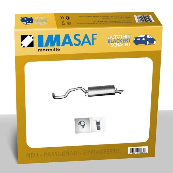 Imasaf ESD Auspuff Endtopf für Seat Ibiza II (6K1) 1.8 I 16V/2.0I-image