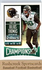 2015 Panini Contenders #35 Julius Thomas /99 Championship Ticket
