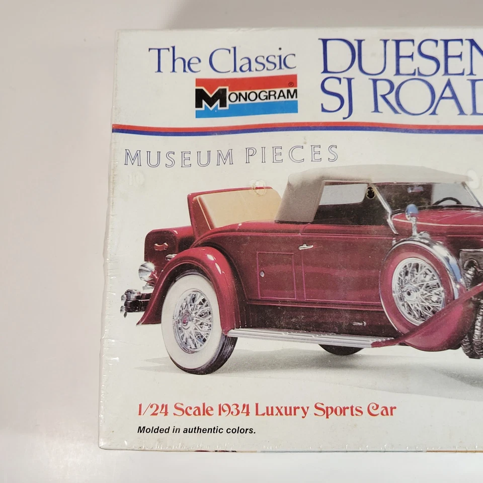 Monogram DUESENBERG SJ ROADSTER 1/24 Scale 1934 Luxury Sports Car NEW SEALED - Image 2 of 4