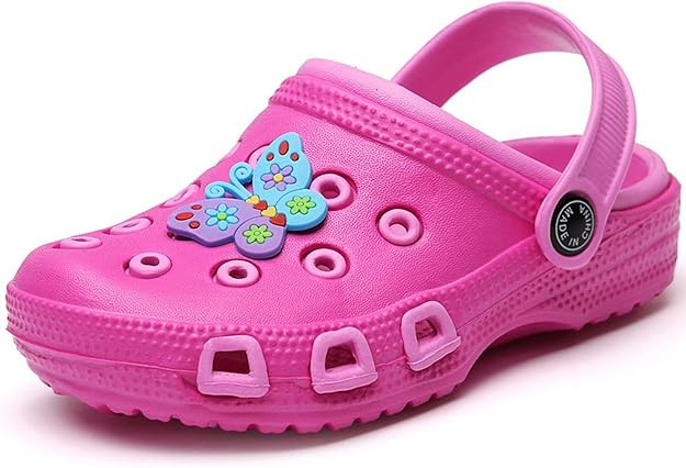 APL Amitafo bambini ragazze scarpe da giardino ciabatte ciabatte rosa viola EUR 29