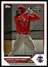 2023 Topps Pro Debut Gabriel Rincones #PD-134