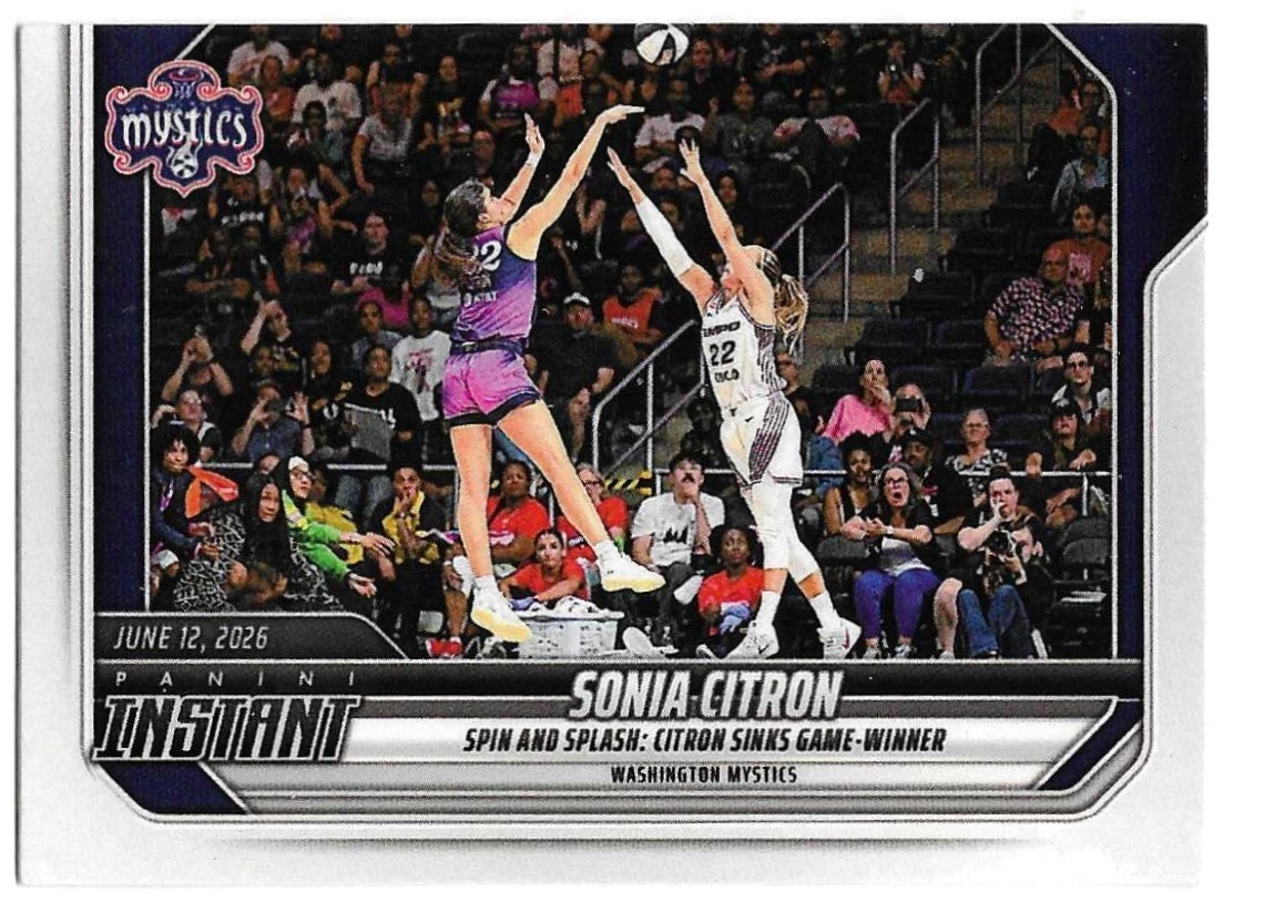 Sonia Citron 2026 Panini Instant WNBA #150 SP /145 Mystics