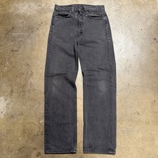 Vintage 90s Levi's 501 Made In USA Black Denim Jeans (Fits 30 x 31) RARE